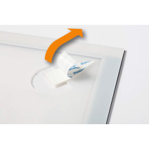 Ramka Duraframe Wallpaper samoprzylepna A4 1szt. srebrna DURABLE