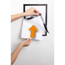 Ramka Duraframe Wallpaper samoprzylepna A4 1szt. srebrna DURABLE