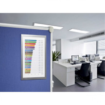 Ramka informacyjna DURABLE DURAFRAME GRIP A4 na powierzchnie tekstylne 1szt. srebrna