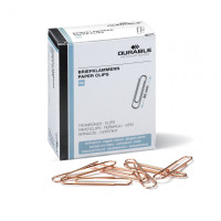 Spinacze biurowe DURABLE 50mm miedziowane 100szt 