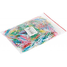 Spinacze biurowe OFFICE PRODUCTS 28mm okrągłe kolorowe 500szt. (2)