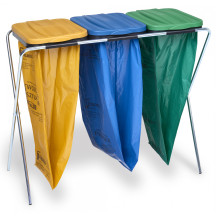 Stojak na worki na śmieci 3 x 120l