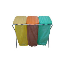 Stojak na worki na śmieci 3 x 120l