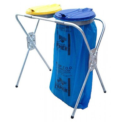 Stojak na worki na śmieci SKATOM podwójny 120l