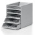 Pojemnik z szufladami DURABLE Idealbox Basic szary - 5 szuflad 1712003050