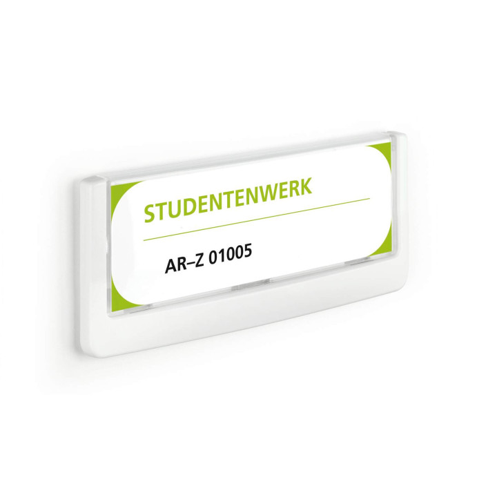 Tabliczka przydrzwiowa A4 DURABLE Click Sign 149ｘ52,5mm