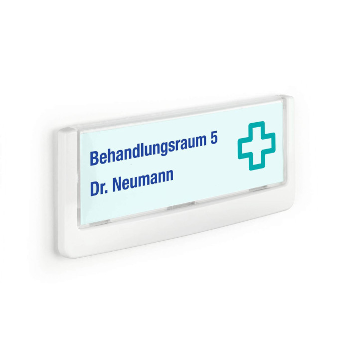 Tabliczka przydrzwiowa A4 DURABLE Click Sign 149ｘ52,5mm