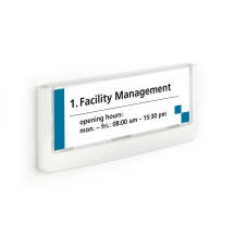 Tabliczka przydrzwiowa A4 DURABLE Click Sign 149ｘ52,5mm