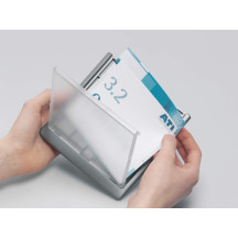 Tabliczka przydrzwiowa A4 DURABLE Click Sign 149ｘ52,5mm