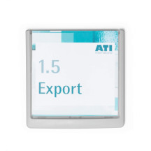 Tabliczka przydrzwiowa DURABLE Click Sign 149ｘ148,5mm biała