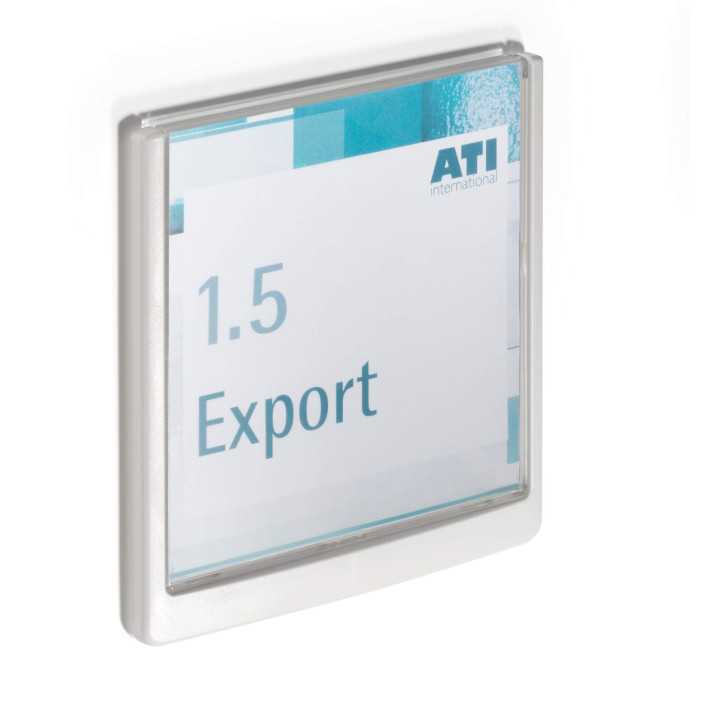 Tabliczka przydrzwiowa DURABLE Click Sign 149ｘ148,5mm biała