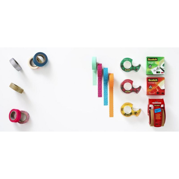 Taśma biurowa 10mm x 33m SCOTCH 810 Magic 12szt. + 2szt. GRATIS