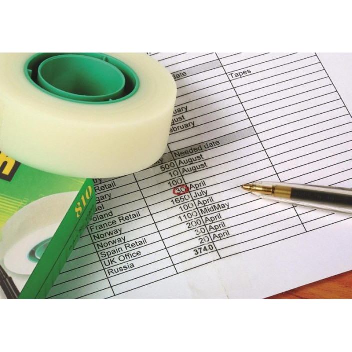 Taśma biurowa 12mm x 33m SCOTCH 810 Magic