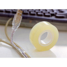 Taśma biurowa 15mm x 33m SCOTCH 508 żółta przeźroczysta