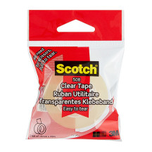 Taśma biurowa 19mm x 33m SCOTCH 508 żółta przeźroczysta