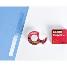 Taśma biurowa 19mm x 33m SCOTCH 600 Crystal Clear