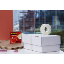 Taśma biurowa 19mm x 33m SCOTCH 600 Crystal Clear