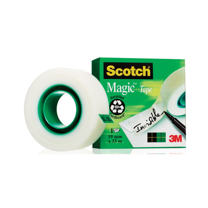 Taśma biurowa 19mm x 33m SCOTCH 810 Magic