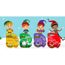 Taśma biurowa 19mm x 7,5m SCOTCH Gift Wrap do pakowania z podajnikiem