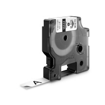 Taśma DYMO 18444 12mmx5,5m winylowa biała/czarny nadruk