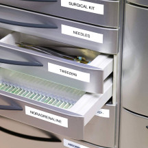 Taśma DYMO 40913 S0720680 D1 9mmx7m biała/czarny nadruk