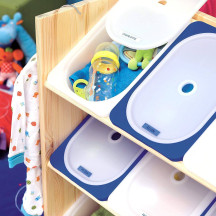 Taśma DYMO 40916 S0720710 D1 9mmx7m niebieska/czarny nadruk