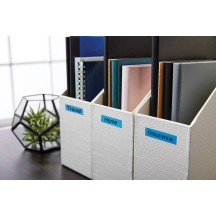 Taśma DYMO 40916 S0720710 D1 9mmx7m niebieska/czarny nadruk