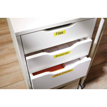 Taśma DYMO 43618 S0720790 D1 6mmx7m żółta/czarny nadruk