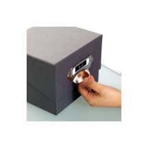 Taśma DYMO 45021 S0720610 D1 12mmx7m czarna/biały nadruk 