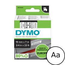 Taśma DYMO 45803 S0720830 D1 19mmx7m biała/czarny nadruk