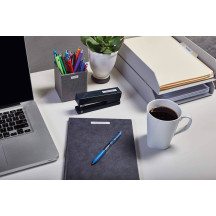 Taśma DYMO 45805 S0720850 D1 19mmx7m biała/czerwony nadruk