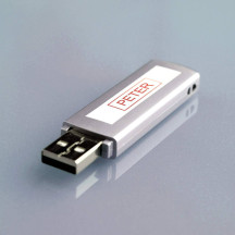 Taśma DYMO 45805 S0720850 D1 19mmx7m biała/czerwony nadruk