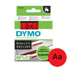 Taśma DYMO 45807 S0720870 D1 19mmx7m czerwona/czarny nadruk