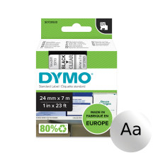 Taśma DYMO 53710 S0720920 D1 24mmx7m przeźroczysta/czarny nadruk