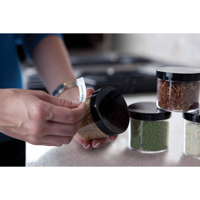 Taśma DYMO 59421 S0721510 LetraTag 12mmx4m biała/czarny nadruk