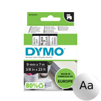 Taśma DYMO D1 40910 S0720670 9mmx7m przeźroczysta/czarny nadruk