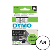 Taśma DYMO D1 40913 S0720680 9mmx7m biała/czarny nadruk
