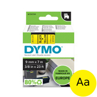 Taśma DYMO D1 40918 S0720730 9mmx7m żółta/czarny nadruk