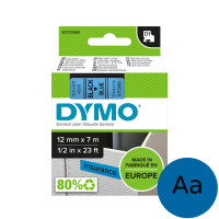 Taśma DYMO D1 45016 S0720560 12mmx7m niebieska/czarny nadruk