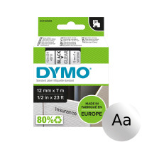 Taśma DYMO D1 45018 S0720500 12mmx7m przeźroczysta/czarny nadruk