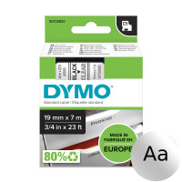 Taśma DYMO D1 45800 S0720820 19mmx7m przeźroczysta/czarny nadruk