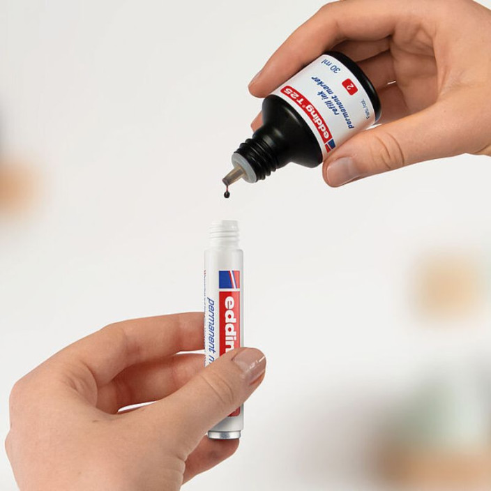 Tusz do markerów permanentnych EDDING T25 niebieski 30ml