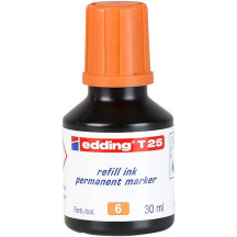Tusz do markerów permanentnych EDDING T25 pomarańczowy 30ml