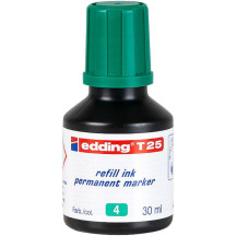 Tusz do markerów permanentnych EDDING T25 zielony 30ml