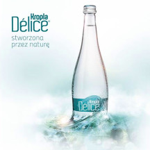 Woda gazowana KROPLA BESKIDU Delice 0,75l 6szt. (3)