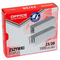 Zszywki biurowe OFFICE PRODUCTS 23/20 1000szt.